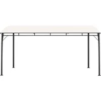 Pavillon Überdachung Pergola Garten-Sonnenschutz Creme/Anthrazit - Stylischer Gartenpavillon 3 x 2,5 m, idealer Sonnenschutz aus hochwertigem Material für entspannte Stunden im Freien.