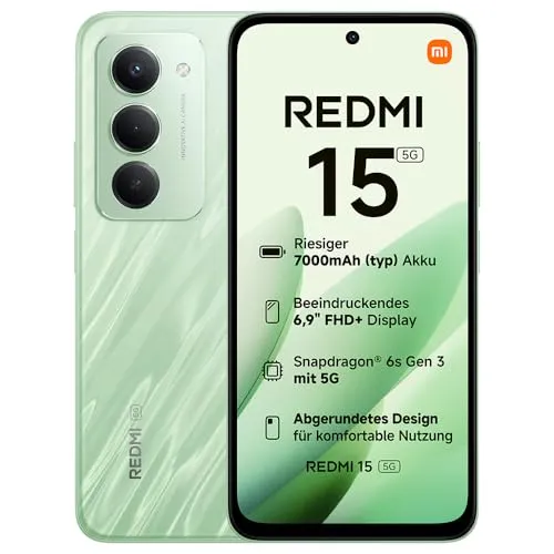 Xiaomi Redmi 15 5G Smartphone 6.9 Zoll von Xiaomi