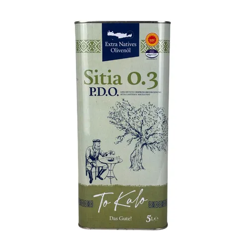Sitia – Extra Natives Olivenöl aus Kreta 5L