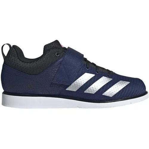 adidas Powerlift 5 Gewichtheberschuhe navyblau Herren, Größe 45 1/3 (11) - Die adidas Powerlift 5 Gewichtheberschuhe bieten optimale Stabilität und Komfort für das Gewichtheben. Das atmungsaktive Obermaterial und die Gummiaußensohle sorgen für besten Halt und Unterstützung.