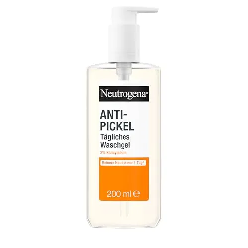 Neutrogena Anti P Taeg Gel - Gesichtsreinigung mit Salicylsäure, effektiv gegen Unreinheiten und sorgt für ein klares Hautbild.