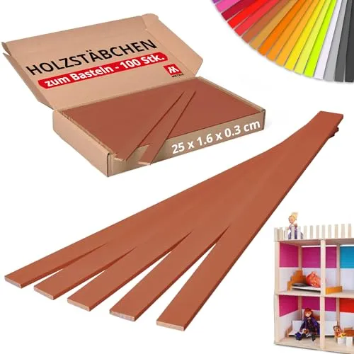 Metrie Holzstäbe zum Basteln