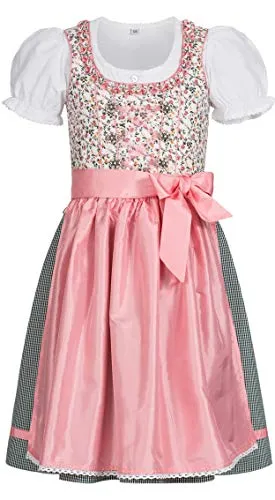 Nübler Dirndl Mädchen NINA in weiß von Nübler