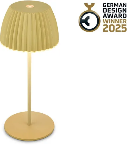 Riffle Mini LED Tischlampe - Dimmbar, Kabellos & Touch - Lampen: Moderne Tischlampe in Grün, kabellos und dimmbar, ideal für jeden Raum. Mit IP44 Schutz ist sie wasserfest und perfekt für Innen- und Außenbereiche.