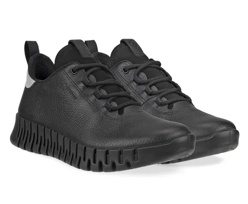 ECCO Damen Gruuv Sneaker, Black, 40 EU - Damen-Sneaker mit GORE-TEX wasserdichter Technologie und anpassbaren Komfortsohlen für individuellen Tragekomfort.