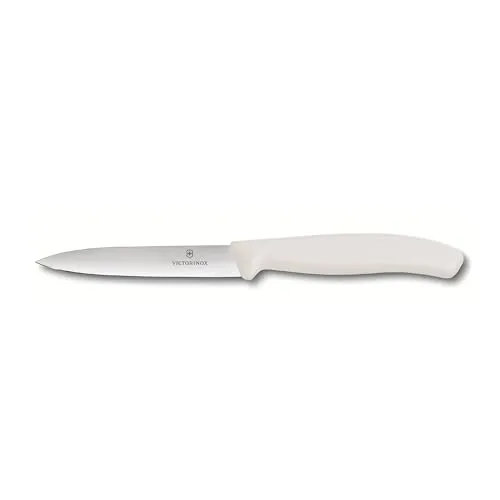 Victorinox Gemüsemesser 5er Set Swiss Classic 10 cm - Gemüsemesser Set mit extra scharfem Schliff, ideal für müheloses Schneiden von Gemüse. Trendige Farben und spülmaschinengeeignet.