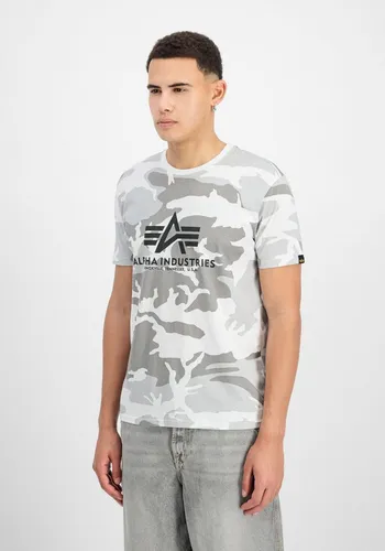 Alpha Industries Basic T-Shirt - Print-Shirt aus reiner Baumwolle für optimalen Tragekomfort, ideal für sportlich-lässige Outfits mit markanten Labelakzenten.