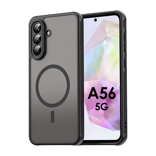 Magsafe Handyhülle für Samsung Galaxy A56 Matt Case Schutzhülle Schwarz