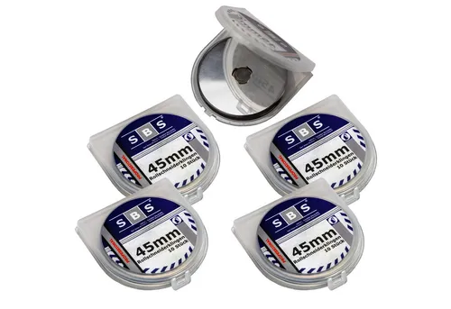 SBS Schlößer Baustoffe Cuttermesser 45mm Rundklingen (50-tlg)