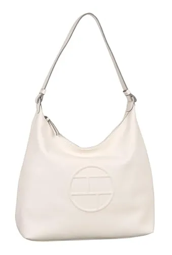 TOM TAILOR Rosabel Damen Hobo Bag - Mittelgroße Schultertasche in Weiß - Damen-Schultertaschen mit praktischem Reißverschluss und vielseitigen Innenfächern, ideal für den täglichen Gebrauch.