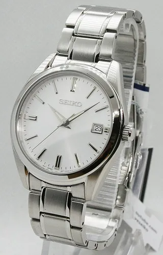Seiko Conceptual Herrenuhr SUR307P1 - Elegante Armbanduhr mit Saphirglas - Kategorie: Armbanduhren, Wasserdicht bis 100m und mit elegantem silberfarbenem Zifferblatt, perfekt für formelle Anlässe.