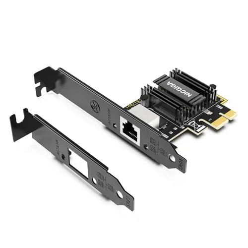 5Gb Base-T-Netzwerkkarte, Realtek RTL8126-Controller, NICGIGA 5G PCIe-Ethernet-Adapter unterstützt WOL, 5Gbe RJ45-Port-NIC-Karte, Windows 10/11/Windows Server/Linux