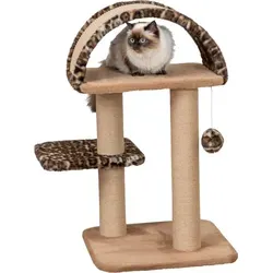 TRIXIE Kratzbaum Leo - 85 cm - braun - Stilvoller Kratzbaum für Katzen, ideal zum Spielen und Kratzen. Robuste Materialien garantieren Langlebigkeit und hohen Komfort.