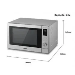 Panasonic NNCD87KSUPG -Kombi-Magnetron - Silber
