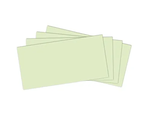 Briefumschlag grün DIN lang-Format ohne Fenster Briefumschäge Umschläge selbstklebend (50 Umschläge)