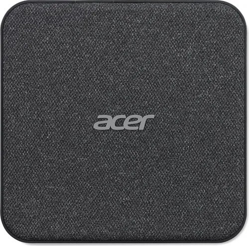 Acer Revo RB102 - Kompakter Desktop-Computer mit Intel Core 5 - Kraftvoller Desktop-Computer mit 16 GB RAM und 512 GB SSD, ideal für effizientes Arbeiten und Multimedia, im eleganten Schwarz.