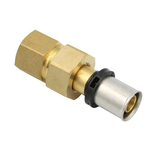 Pipetec Pressfitting Verschraubung 16x2 mm 1/2 Zoll IG TH Kontur Verbundrohr