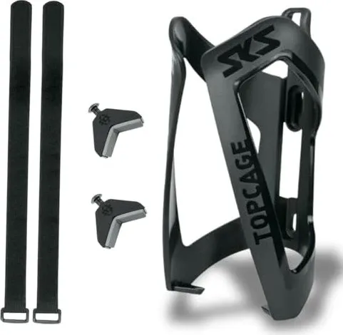 SKS Fahrrad-Flaschenhalter Anywhere, schwarz, aus Kunststoff, zum Klemmen