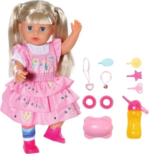 BABY Born Kindergarten Kleine Schwester 36 cm - Puppen & Spielsets, niedliche 36 cm große Figur für fantasievolles Spielen im Kindergarten
