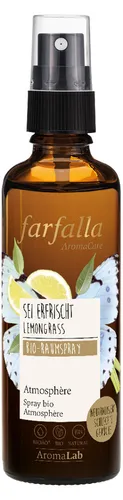 sei erfrischt Lemongrass Atmosphere Bio-Raumspray von Farfalla