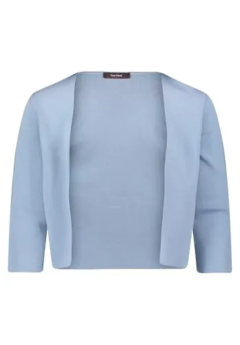 Vera Mont Damen Strickbolero Langarm Light Steel Blue, XXL von Vera Mont