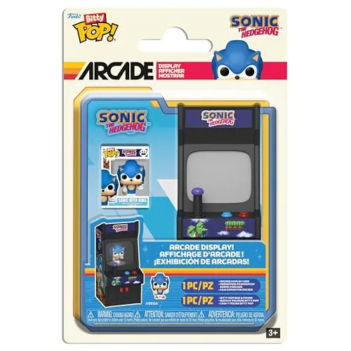 Funko Bitty POP! Arcade: Sonic The Hedgehog - Sonic - Sammelbare Vinylfigur - Geschenkidee - Offizielles Merchandise - Spielzeug für Kinder & Erwachsene - Modellfigur für Sammler und zur Ausstellung