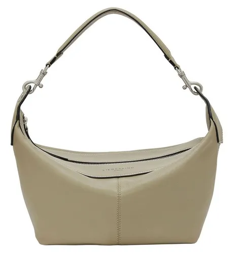 Liebeskind Berlin Damen Hobo S - Leder in French Grey - Damen-Schultertasche aus 100% Leder, stilvoll und vielseitig für jeden Anlass, Maße: HxBxT 16cm x 24.5cm x 14cm.
