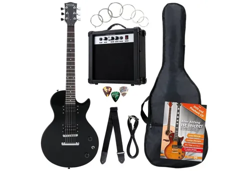 Rocktile E-Gitarre Banger's Set mit Verstärker in schwarz von Rocktile