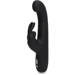 Happy Rabbit Slimline G-Spot Rabbit Vibrator Black Klitoris Kitzler Rabbit