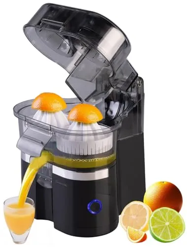 Rosenstein & Söhne Akku-Doppelentsafter – Kabellos & BPA-frei