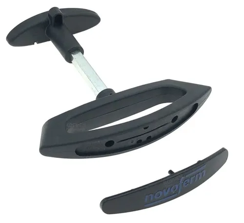 Novoferm Garagentorgriff 74 mm für Sectionaltore - Hochwertiger Garagentorgriff mit moderner Optik, passend für Hörmann, Siebau, Novoferm und Zapf. Ideal für eine einfache Handhabung und langlebige Nutzung.