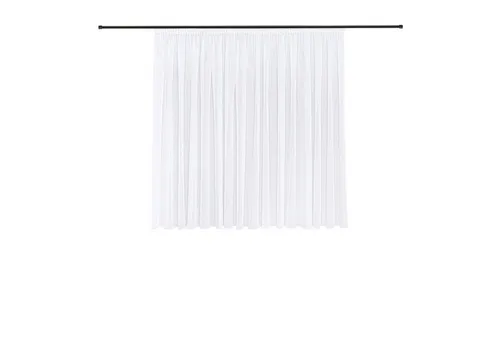 Gerster Gardine Martina, halbtransparente Effekt-Voile-Webware - Fertiggardinen mit elegantem, halbtransparentem Design und variablem Smokfaltenband, ideal für jedes Fenster und jeden Einrichtungsstil.