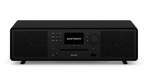 Sonoro MEISTERSTÜCK Gen.2 Stereoanlage, Schwarz matt - Moderne Stereoanlage mit hochwertigem Klang und elegantem Design, ideal für Musikliebhaber.