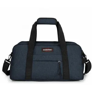 Eastpak Compact+ Reisetasche Triple Denim - Handgepäck Reisetasche mit 24 Litern Volumen, wasserabweisendem Material und verstellbarem Schultergurt - ideal für Reisen mit Airlines.