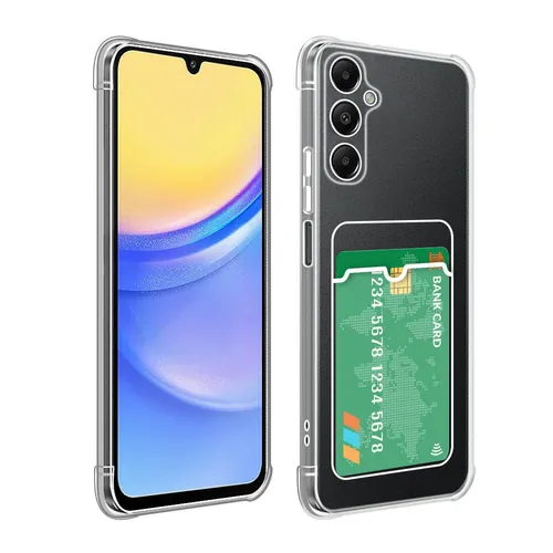 Hülle Für Samsung Galaxy A16 Stoßdämpfende Gel-Klarsichthülle Clear