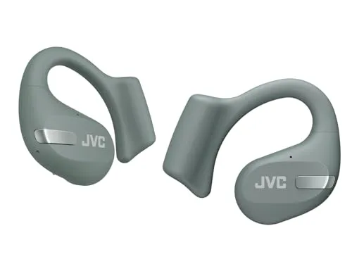 JVC Nearphones HA-NP50T-G - True Wireless Earbuds mit Open Ear Design, Active Noise Reduction und 38 Std. Laufzeit, ideal für Musikgenuss und Umgebungshören