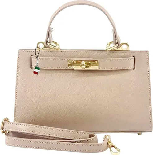 FLORENCE Umhängetasche - Elegante Echtlederhandtasche für Damen - Umhängetasche aus hochwertigem Echtleder, stilvoll in beige, ideal für den Alltag und besondere Anlässe. Hochwertige Verarbeitung aus Italien.