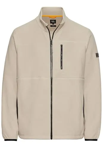 camel active Herren Fleecejacke mit Stehkragen Beige von camel active