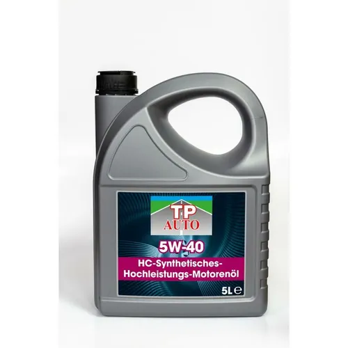 lit TP Auto Motorenöl 5W-40 HC-Synthetisches Hochleistungs-Motorenöl Ölwechsel 5