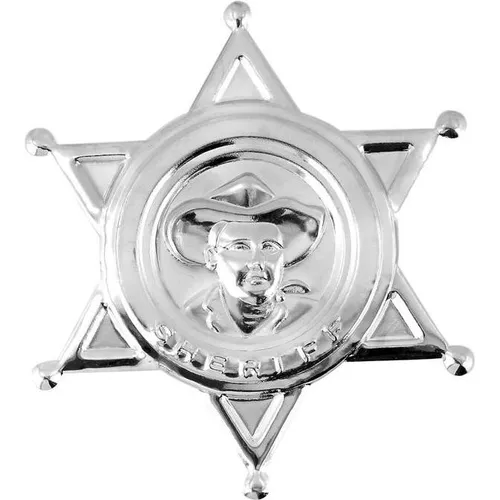 Magni WIDMANN Sheriffstern aus Metall silber (3301H)
