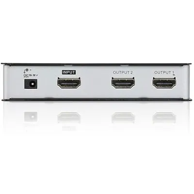 Aten VS182A 2-Port 4K HDMI Splitter - Umschalter für 2 HDMI-Bildschirme, unterstützt Ultra HD 4K-Auflösungen und Dolby True HD für ein beeindruckendes Seherlebnis.