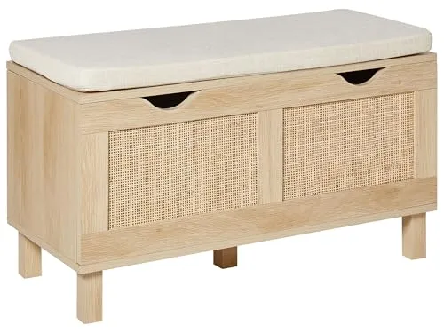 Sitzbank mit Stauraum beige