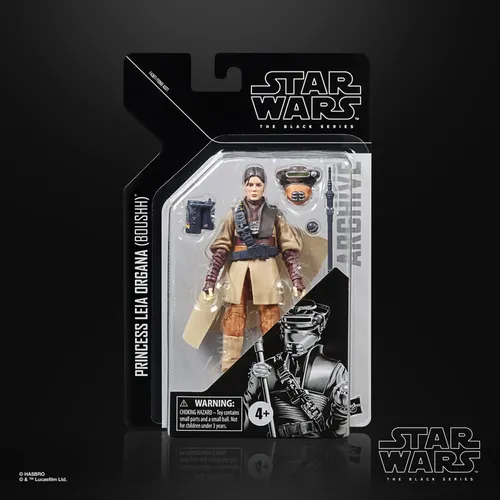 Star Wars The Black Series Archive Princess Leia Organa (Boushh) Figur - Sammelfigur, 15 cm groß mit Premium Dekor und 3 galaktischen Accessoires - ideal für Star Wars Fans und Sammler.
