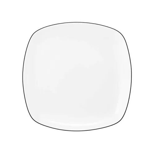 Seltmann Weiden Lido Black Line Brotteller eckig 17,5 cm Lido Black Line 001.750525