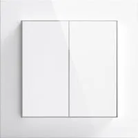 GIRA + Senic Friends of Hue Smart Switch - Kabelloser Homekit Lichtschalter Dimmer, batterielos und kompatibel mit Philips Hue und tado