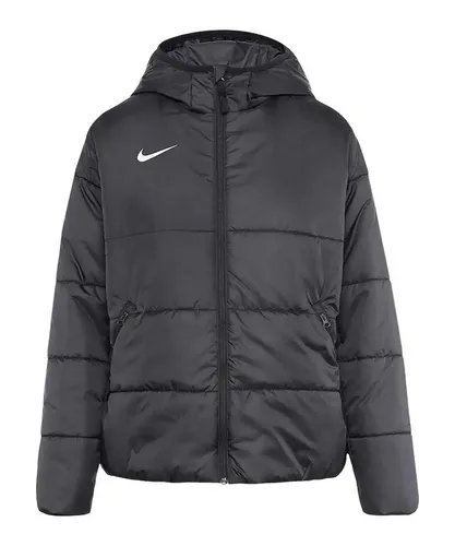 Nike FD7704-010 Therma-FIT Academy Pro 24 Fall Jacket Damen Schwarz/Weiß Größe S - Stylische Damenjacke mit Therma-FIT-Technologie für optimale Wärmeisolierung. Lockere Passform und Zwei-Wege-Reißverschluss für maximale Bewegungsfreiheit.
