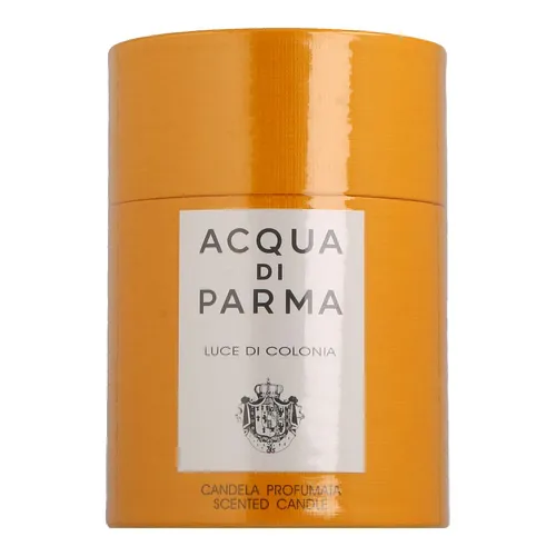 Acqua di Parma Glass Candle Luce Di Colonia 200 g - Kerze & Raumduft: Elegante Duftkerze mit ikonischen Zitrusnoten, die Helligkeit und Wärme in Ihr Zuhause bringt.