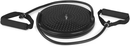 MAXXMEE Multitrainer Rotation Disk 25cm Muskelaufbau Cardiotraining Balance schw