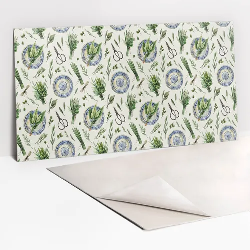 Selbstklebende PVC-Platte für Wand Boden 100x50 Blumensträuße
