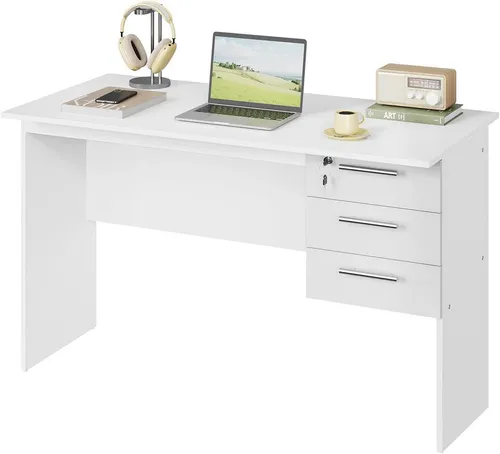 Woltu Schreibtisch, Computertisch 120x60cm Bürotisch PC Tisch, Kinder Arbeitstisch